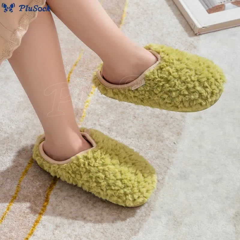 Plus Size Plush Soft Slippers