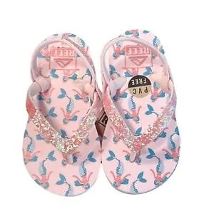 Reef Little Stargazer Mermaid Girls Pink Sandals
