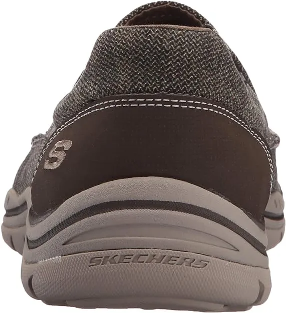 SKECHERS MEN RELAXED FIT: EXPECTED - AVILLO-64109 Dark Brown