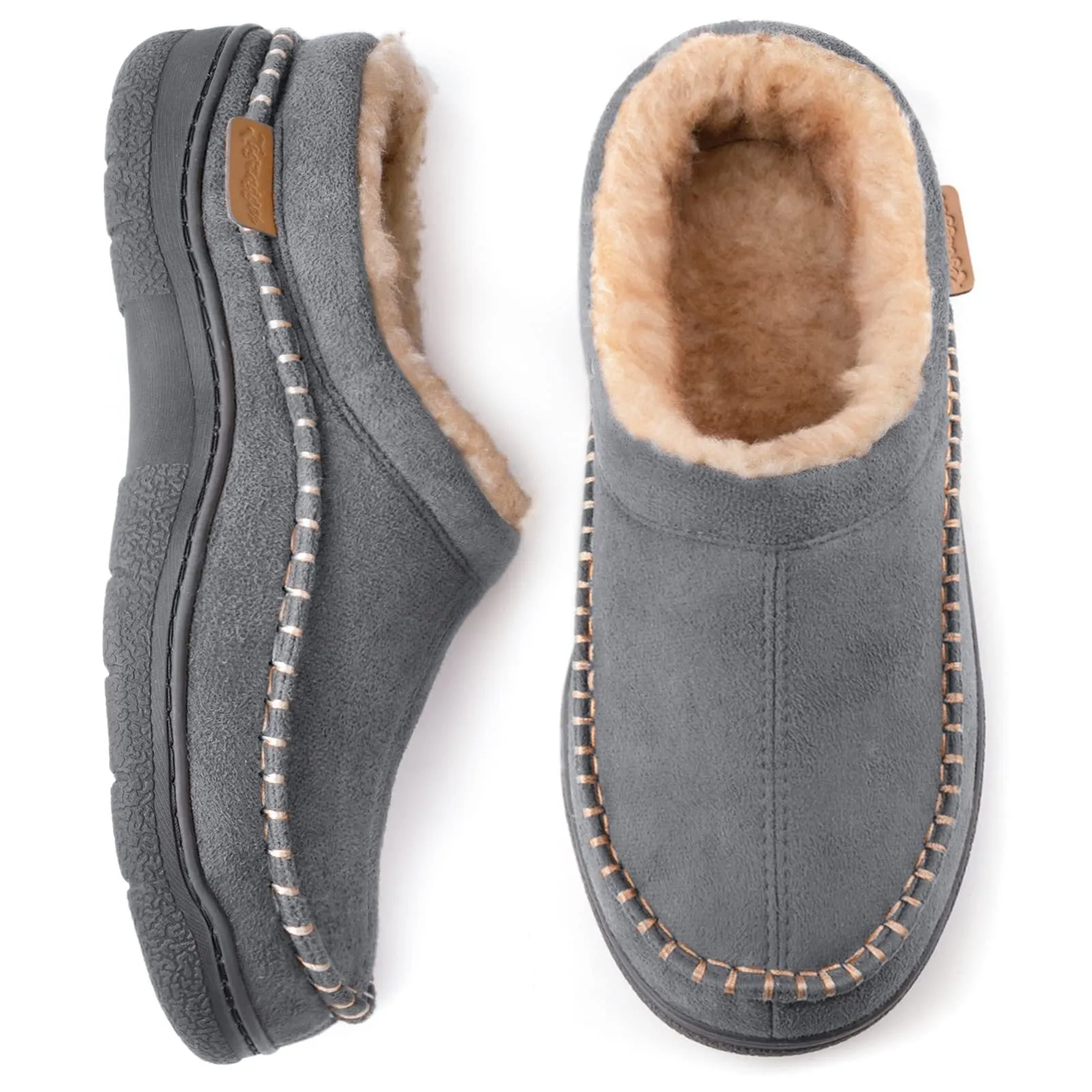 Soft plush slippers