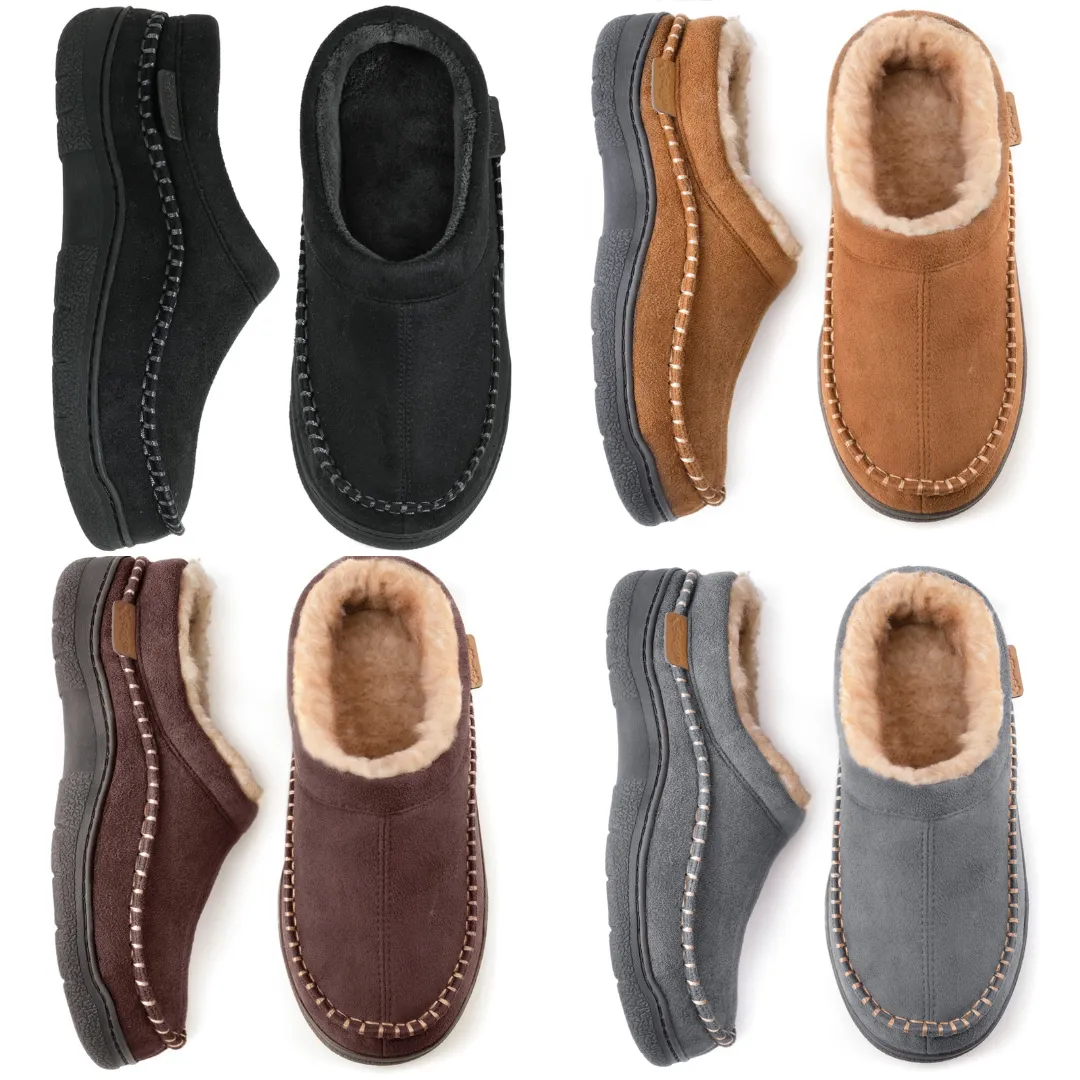 Soft plush slippers