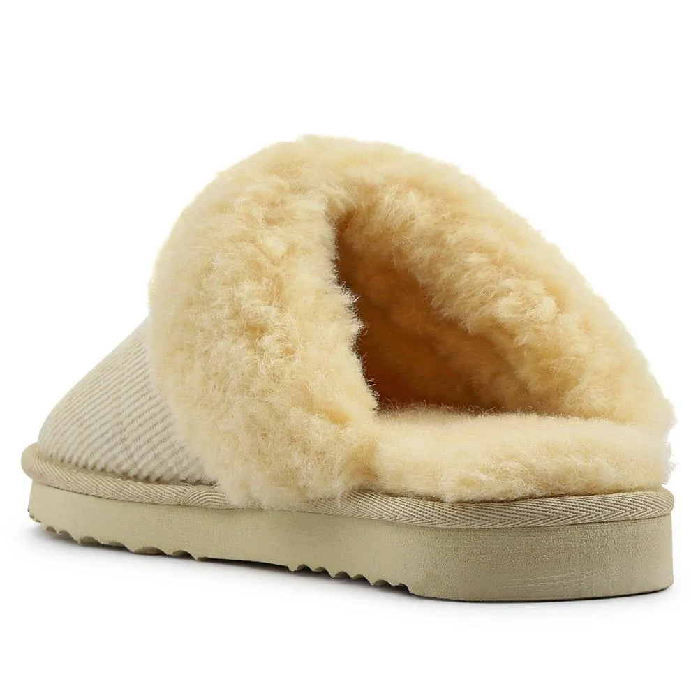 Soft, Warm-Lined Mule Slippers - EDNB40088 / 326 910