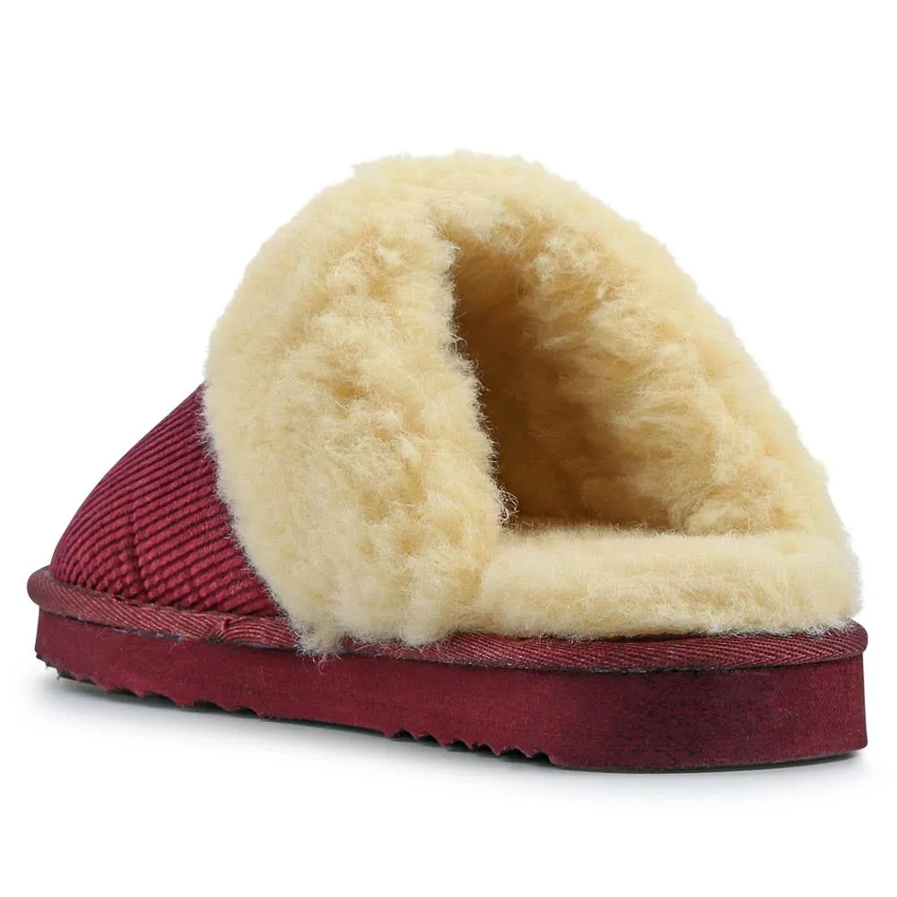 Soft, Warm-Lined Mule Slippers - EDNB40088 / 326 910