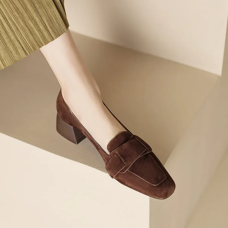 Suede Loafers Women - Zyah