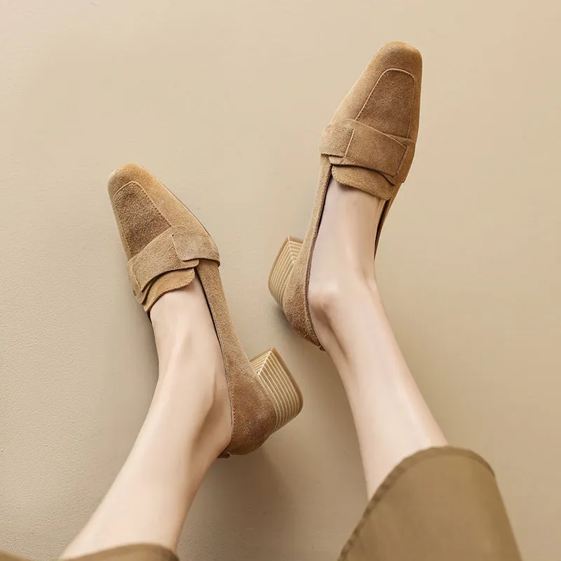 Suede Loafers Women - Zyah