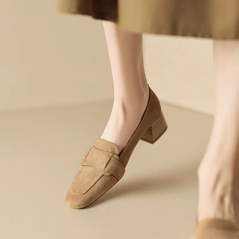 Suede Loafers Women - Zyah