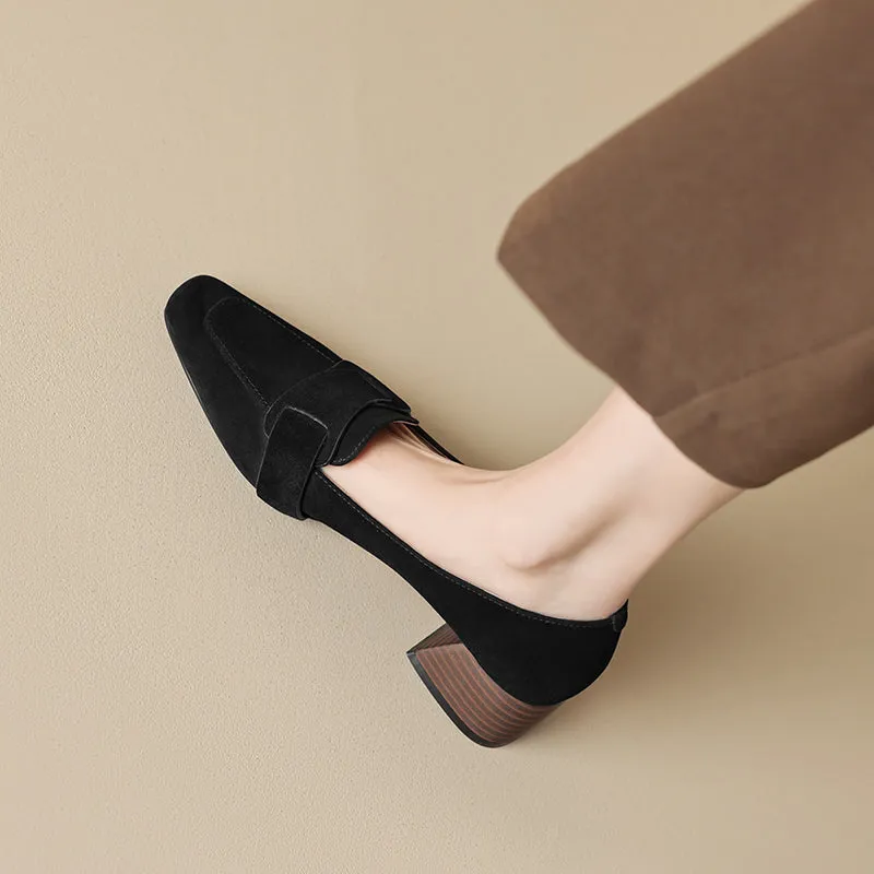 Suede Loafers Women - Zyah