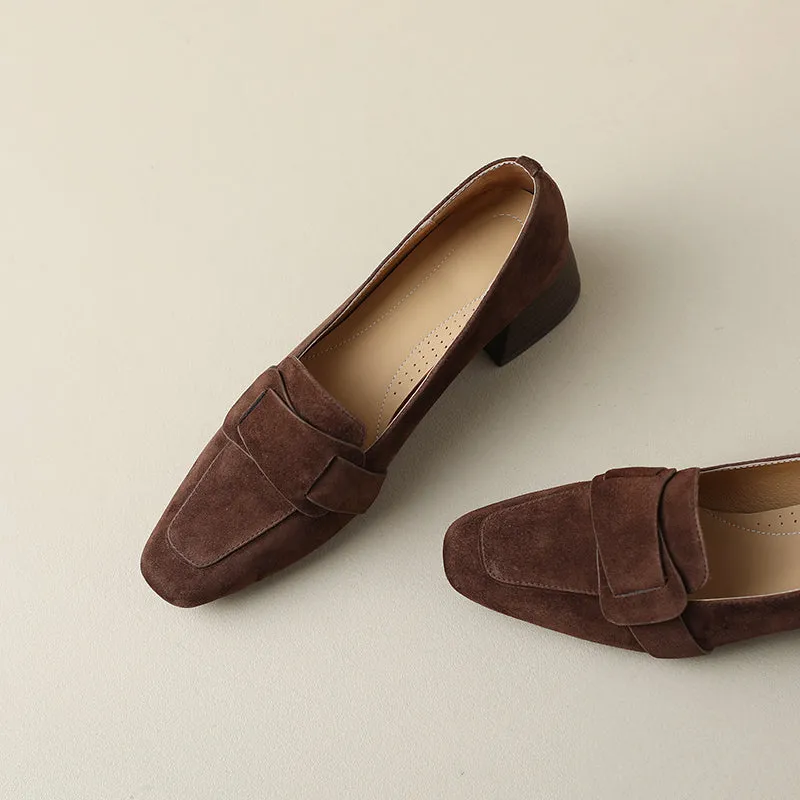 Suede Loafers Women - Zyah