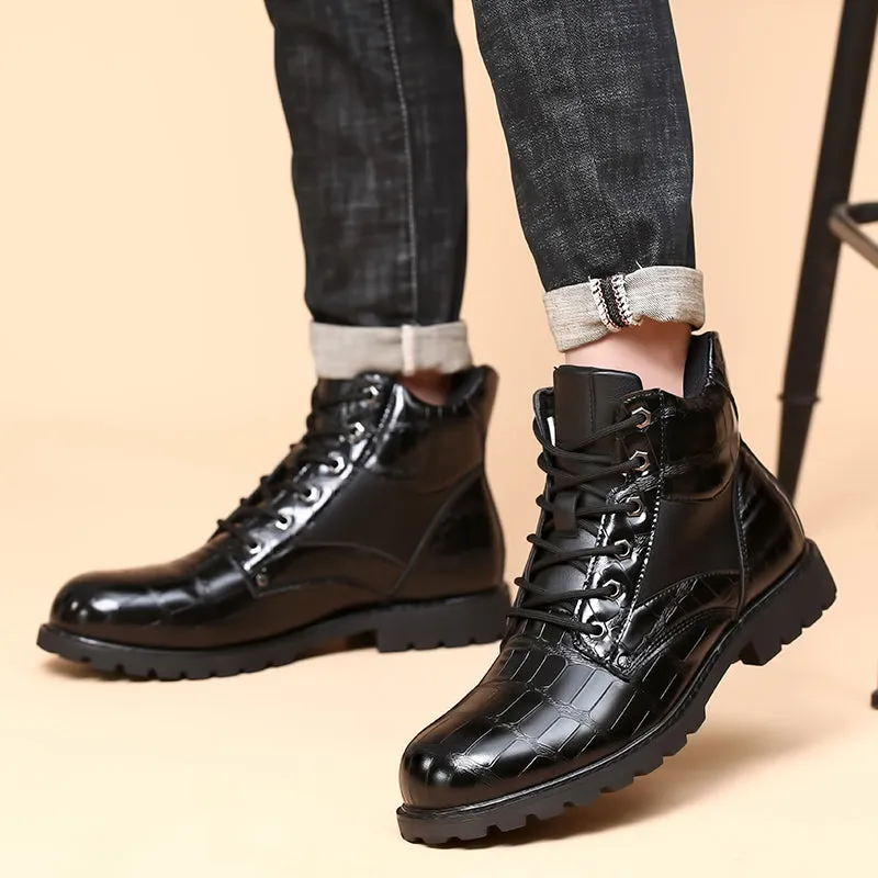 The Giancana Men's Leather Boot - Eye Catching, Sexy, and Durable
