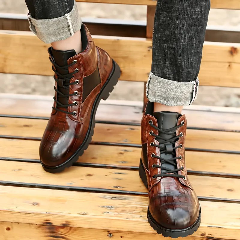 The Giancana Men's Leather Boot - Eye Catching, Sexy, and Durable