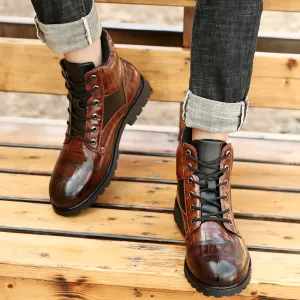 The Giancana Men's Leather Boot - Eye Catching, Sexy, and Durable