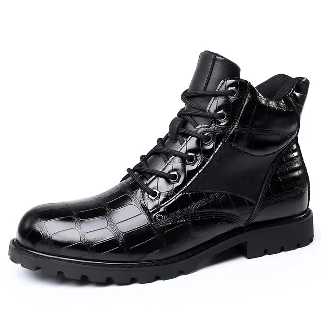 The Giancana Men's Leather Boot - Eye Catching, Sexy, and Durable
