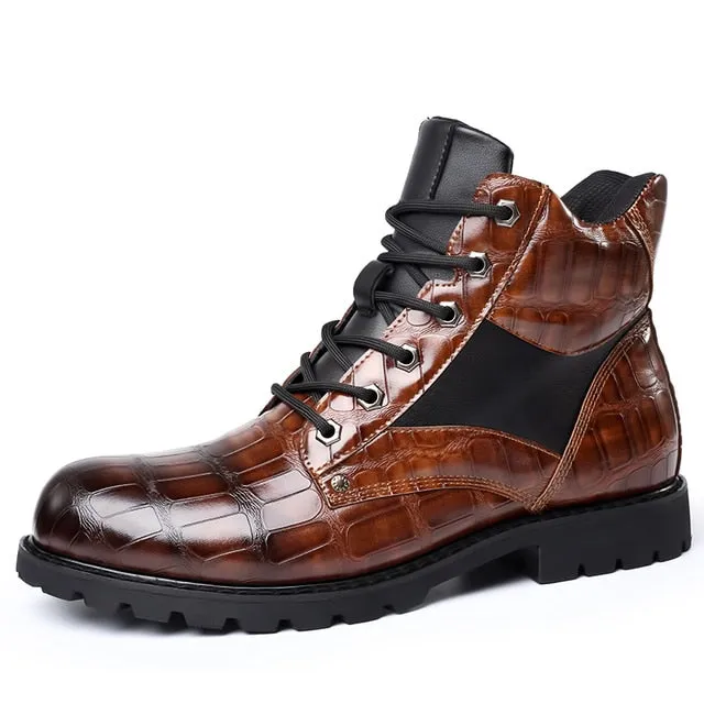 The Giancana Men's Leather Boot - Eye Catching, Sexy, and Durable