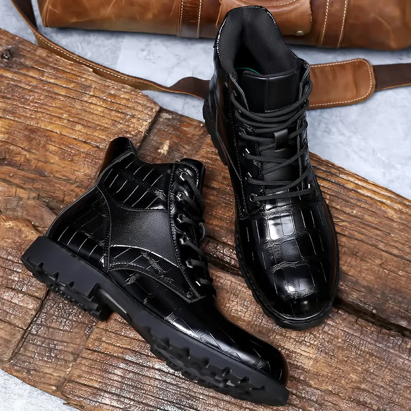 The Giancana Men's Leather Boot - Eye Catching, Sexy, and Durable