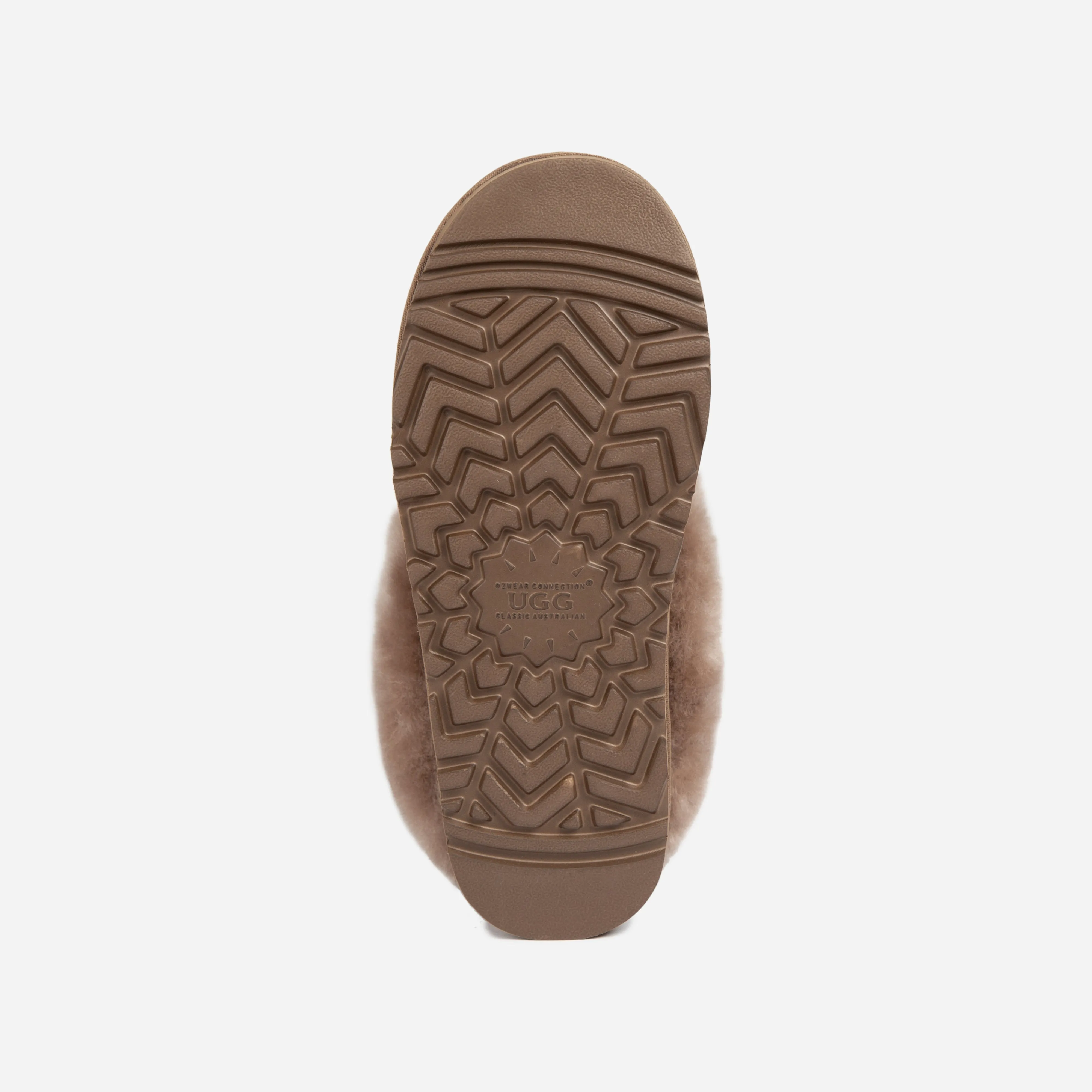 Ugg Slippers Collar Unisex Premium Sheepskin Slippers Suede