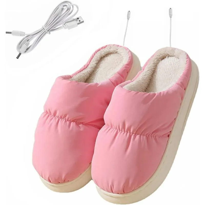 USB Heated Slippers – Warm, Cozy, and Rechargeable Footwear