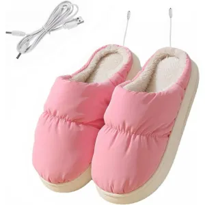 USB Heated Slippers – Warm, Cozy, and Rechargeable Footwear