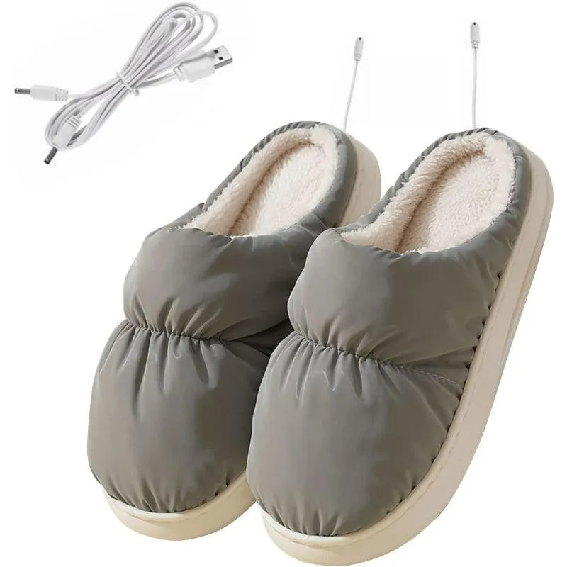 USB Heated Slippers – Warm, Cozy, and Rechargeable Footwear