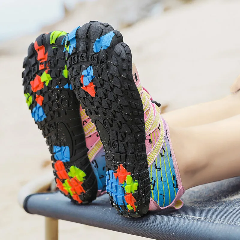 Water Shoes for Kids (Music Printed) - Barefoot Non-slip Aqua Sports Quick Dry Shoes