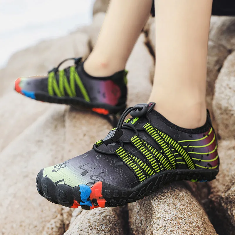 Water Shoes for Kids (Music Printed) - Barefoot Non-slip Aqua Sports Quick Dry Shoes