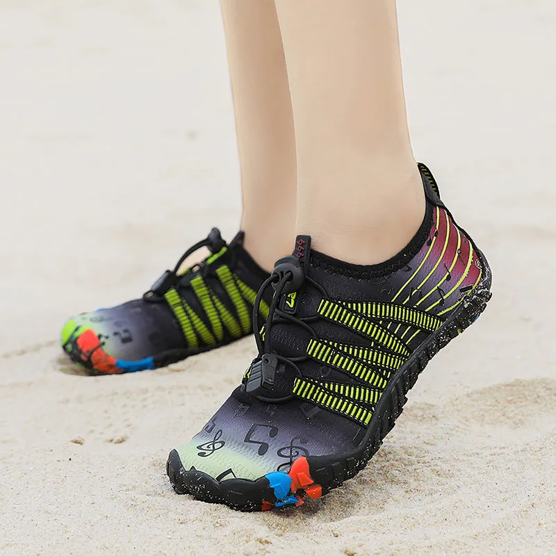 Water Shoes for Kids (Music Printed) - Barefoot Non-slip Aqua Sports Quick Dry Shoes