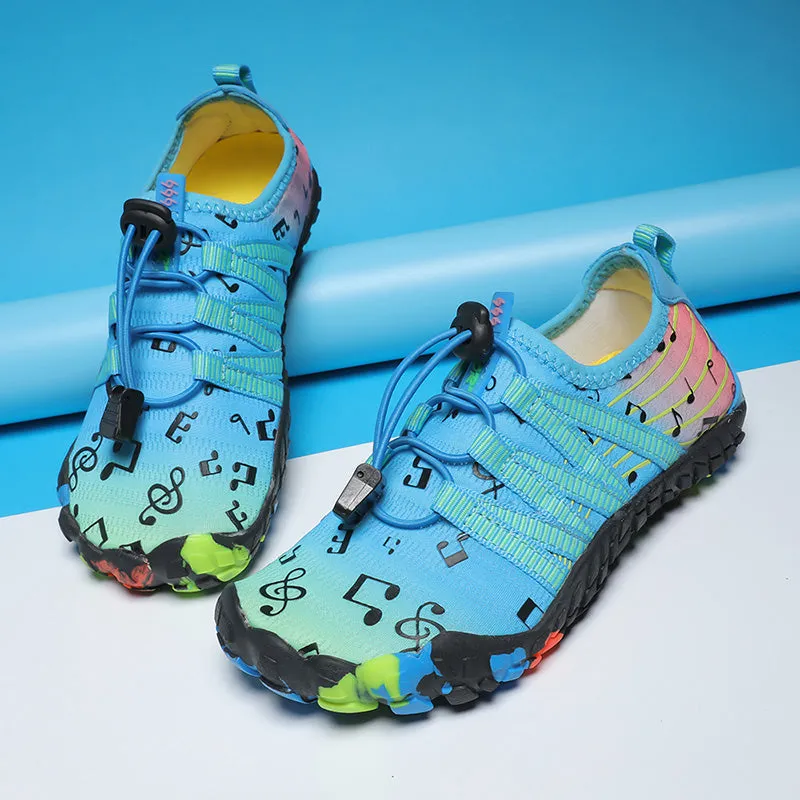 Water Shoes for Kids (Music Printed) - Barefoot Non-slip Aqua Sports Quick Dry Shoes