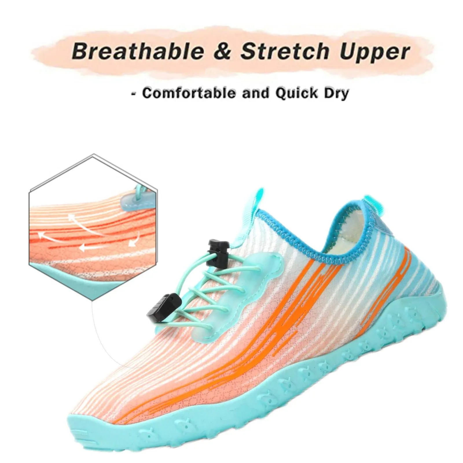 Water Shoes for Men & Women 2024 - Quick-Dry Aqua Socks Beach Swimming Shoes for Surfing Boating Drifting Hiking Yoga Cycling Water Aerobics